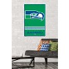 Trends International NFL Seattle Seahawks - Retro Logo 15 Unframed Wall Poster Prints - 2 of 4