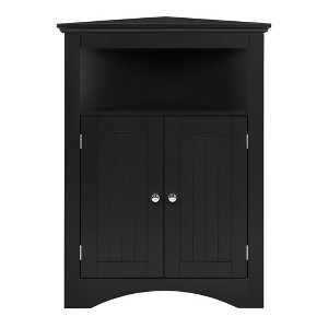 NicBex 32.3 Inch Bathroom Floor Corner Cabinet with Doors and Shelves for Dining Room,Bathroom - 1 of 3
