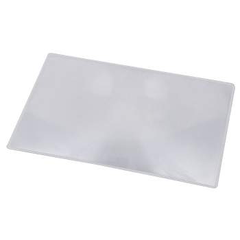Wood handle magnifier, 4 (100mm) white semi-white optical glass lens