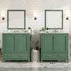 NicBex 30/36/60/72"Bathroom Vanity Set with Ceramic Sink,2 Doors&1 Drawer,Multifunctional Storage Cabinet Combo,4" Faucet Hole(No Faucet) - 3 of 4