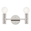 Kichler Lighting Torche 2 - Light Vanity in  Polished Nickel - 3 of 4