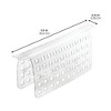 iDesign Sink Saddle for Double Kitchen Sink - Clear - 2 of 4