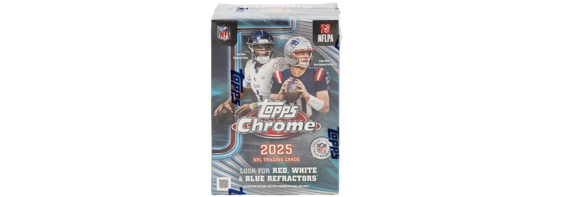 2025 Topps Chrome Football Blaster Box