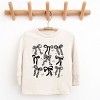The Juniper Shop Checkered Bows Stacked Youth Long Sleeve Tee - 2 of 4