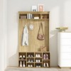 FURNIinspire Hall Trees Hall Tree With Bench And Shoe Storage - 2 of 4