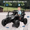 12V Kids Ride On Car, UTV Truck with Remote Control,4WD/2WD Switchable, Electric Vehicle with 4 Spring Suspension ,EVA Tires, Safety Belt, for 3+ - 2 of 4