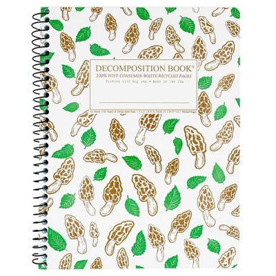 Decomposition Book 7.5"x9.75" 160 Pages College Ruled Spiral Notebook Forest Floor