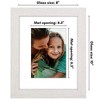 Americanflat Wide Molding Picture Frame with Mat - 2 of 4