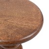 Kate and Laurel Tirollo Accent Table, 10x10x22, Walnut Brown - 3 of 4
