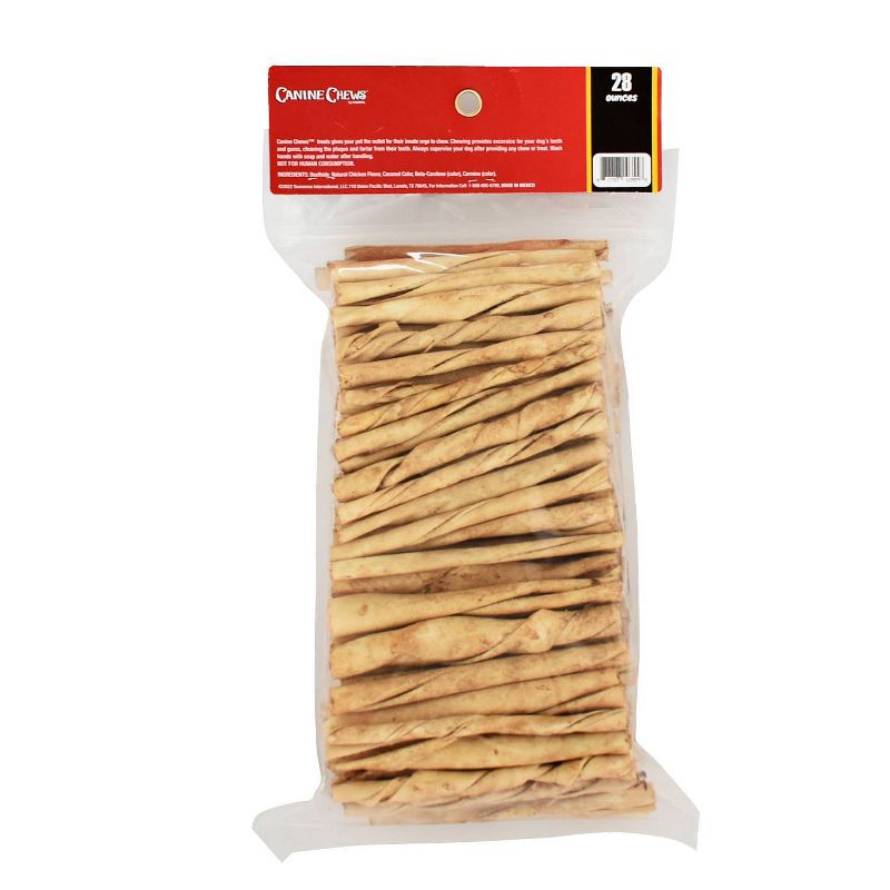 Canine Chews Chicken and Beef Twist Rawhide Dog Treats - 28oz, 2 of 6