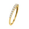 Ross-Simons 0.50 ct. t.w. Diamond Graduated Ring in 14kt Yellow Gold - 3 of 4