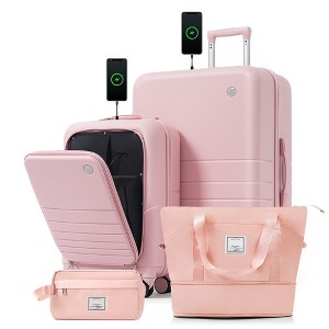 TBC M LUXE 6点セット ModernLuxe 4pcs Luggage Set with USB Port, 20