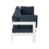 Meridian Furniture,Nizuc Water Resistant Fabric Outdoor Patio Modular Sofa - 3 of 4