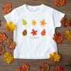 SmileyWorld Fall Leaves - Youth Short Sleeve Graphic T-Shirt and Toddler Short Sleeve Graphic T-Shirt - 3 of 4