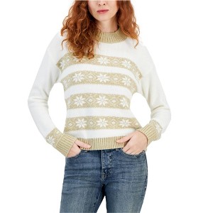 Tommy Hilfiger Womens Snowflake Pullover Sweater - 1 of 1