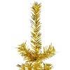 vidaXL Slim Artificial Half Christmas Tree with Stand Gold 7 ft - 4 of 4
