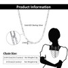 Italian Paperclip Chain Necklace for Women Sterling Silver 22 Ginger Lyne Collection - 3 of 4