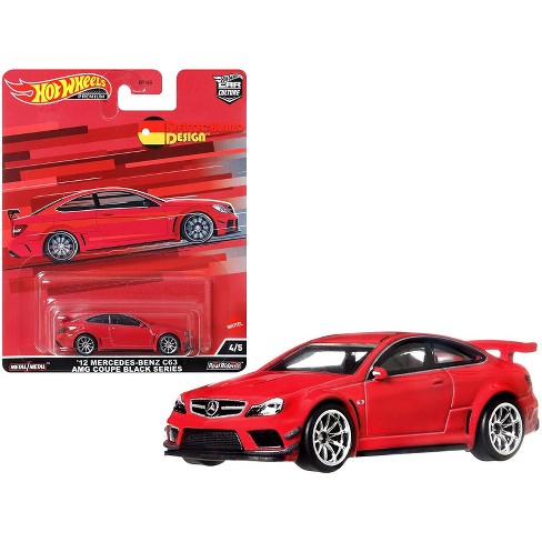 2012 Mercedes Benz C63 Amg Coupe Black Series Red deutschland Design Series Diecast Model Car By Hot Wheels Target