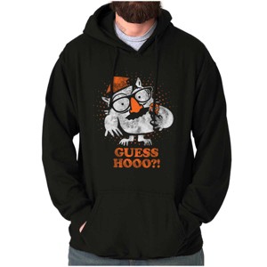 Tootsie Owl Halloween Guess Hoo Pun Hoodie Sweatshirt Women Men Brisco Brands - 1 of 4