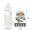 Big Dot of Happiness Happy Fall Truck - Harvest Pumpkin Party Thank You Cards (8 count) - 3 of 4