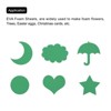 Unique Bargains EVA Flexible DIY Craft Embellishments Foam Sheets 5 Pcs 19.7" x 17.7" Light Green - 4 of 4