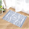 Area Rug Machine Washable Rug Non Slip Non Shedding Indoor Carpet Modern Geometric Low Pile Foldable Stain Resistant Rug for Bedroom Living Room - 4 of 4