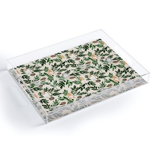 Marta Barragan Camarasa Rabbits in the green forest 15.5" x 12" Acrylic Tray - Deny Designs - 1 of 4