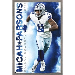 Trends International NFL Dallas Cowboys - Micah Parsons 22 Framed Wall Poster Prints - 1 of 4