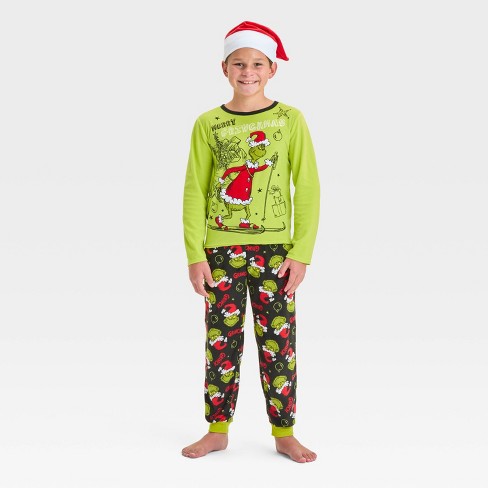 The grinch pajamas for kids sale