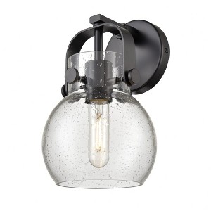 Pilaster II Sphere - 1 Light Wall Sconce In Industrial Style-9.75 Inches Tall and 6.5 Inches Wide - 1 of 1