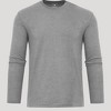 True Classic Men's Contemporary Fit Long Sleeve T-Shirt - Heathered Gray M - 4 of 4