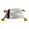 Parkland Collection,Kimmi Transitional Beige Throw Pillow - 3 of 4