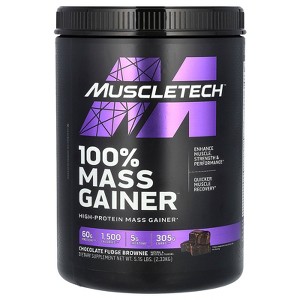 Mass Gainer | MuscleTech 100% Mass Gainer Protein Powder | Protein Powder for Muscle Gain | Whey Protein + Muscle Builder | Weight Gainer Protein - 1 of 2