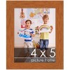 PosterPalooza | Photo Size Slim Profile Brown Frame - UV Acrylic, Foam Board Backing, Hanging Hardware - 2 of 4