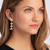 Ross-Simons 0.27 ct. t.w. Diamond Multi-Ginkgo Leaf Drop Earrings in 18kt Gold Over Sterling - 2 of 4