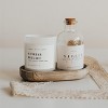 Sweet Water Decor Stress Relief 11oz White Jar Soy Candle - 2 of 3