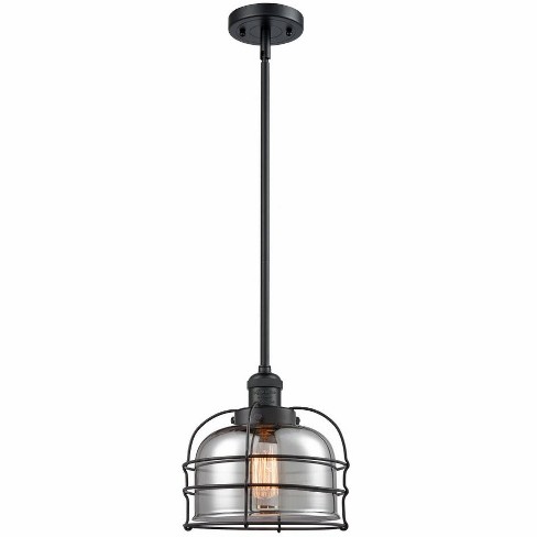 Innovations Lighting Bell Cage 1 - Light Pendant in  Matte Black - image 1 of 1