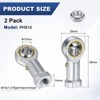 Unique Bargains Self-Lubricating Steel Durable Corrosion-Resistant Rod End Bearing - 3 of 4
