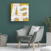 35" x 35" Michael Mullan 'Punctuated Square IX Bright' Canvas Art: Modern Decor, Giclee Print - Trademark Fine Art - 4 of 4