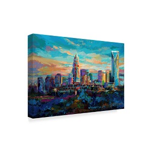 Trademark Fine Art -Jace D. Mctier 'The Queen City Charlotte North Carolina' Canvas Art - 1 of 3