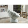 NicBex Oversized Papasan Chair Swivel Accent Chair with 360 Degree Swivel Barrel Chair for Living Room, Bedroom - 2 of 4