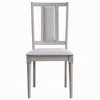 Royal Hampton Dining Side Chair Set of 2, Cutout Back, Linen Seat, Natural Gray - 3 of 4
