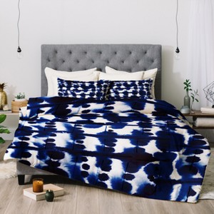 Blue Maldonado Parallel Comforter Set (King) - Deny Designs