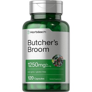 Horbaach Butchers Broom 1250mg | 120 Capsules - 1 of 2