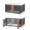 LunaLulink 2 72L Collapsible Storage Boxes, Collapsible Stackable Closet Organizer.4 Wheels - 2 of 4