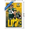 Trends International NFL Green Bay Packers - Jordan Love 24 Framed Wall Poster Prints - 3 of 4