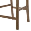 NicBex Counter Stools Set of 2 Rustic Style Counter Height Stools with Cutout Design and Upholstered Cushion for Kitchen Island, Cafe - 3 of 4