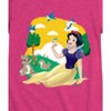 Girls' - Disney Princess - Snow White Forest Animal Friends Fitted Short Sleeve Graphic T-Shirt - 2 of 4