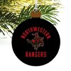 Northwestern Oklahoma State Rangers Wood Christmas Tree Holiday Ornament - 4 of 4