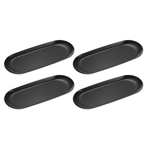 Unique Bargains Stainless Steel Cosmetics Candles Dessert Decorative Trays 4 Pcs - 1 of 4